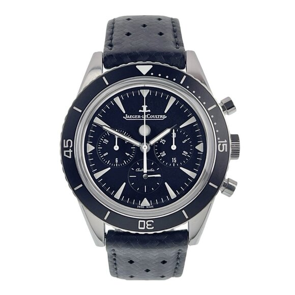 Jaeger-LeCoultre Stainless Steel Black Dial 42mm Automatic Men's Watch Q2068570 - Picture 1 of 8